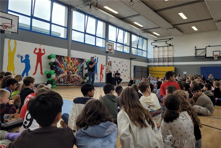 Sportliche Höchstleistungen in Weißenthurm: Deutschlands zweitfitteste Grundschule. Foto: Kristin Dahlmanns 
