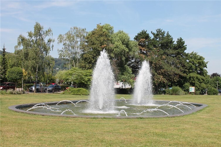 Springbrunnen am Rhein.Foto: privat