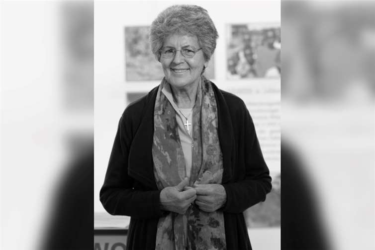Sr. Lea Ackermann, Gründerin und 1. Vorsitzende von „Solwodi Deutschland e.V.“.  Foto: SOLWODI Deutschland e.V./Copyright: BETTINAFLITNER.DE
