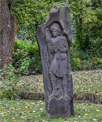 St.-Jodokus-Relief im Harbachpark Sinzig. Anton Simons/AW-Wiki