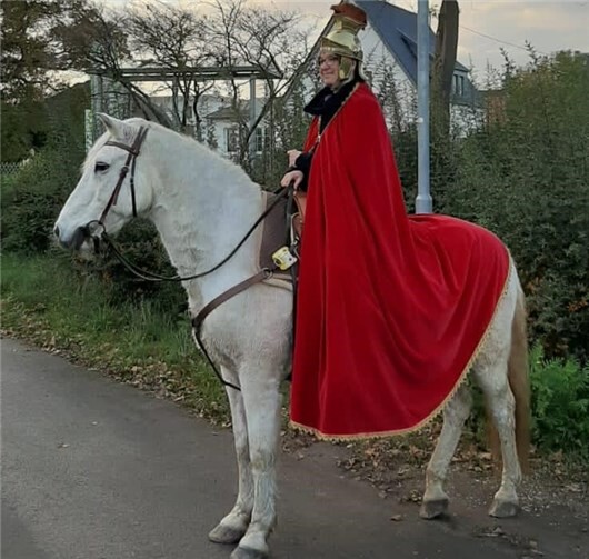 St. Martin auf einem Schimmel.Foto: privat