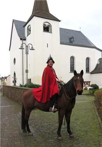 St. Martin auf seinem Pferd.  Fotos: privat