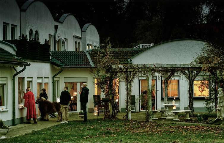 St. Martin besuchte die Villa Romantica.Foto: Villa Romantica Sankt Martin/Detlef Wittke