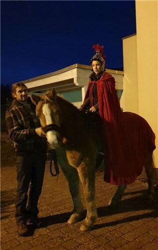 St. Martin hoch zu Ross.