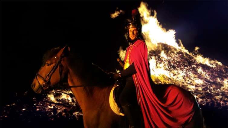 St Martin hoch zu Roß.  Fotos: OG Ochtendung