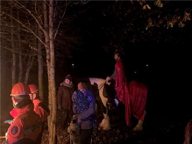 St. Martin hoch zu Ross durfte in Freilingen natürlich nicht fehlen. Foto: privat