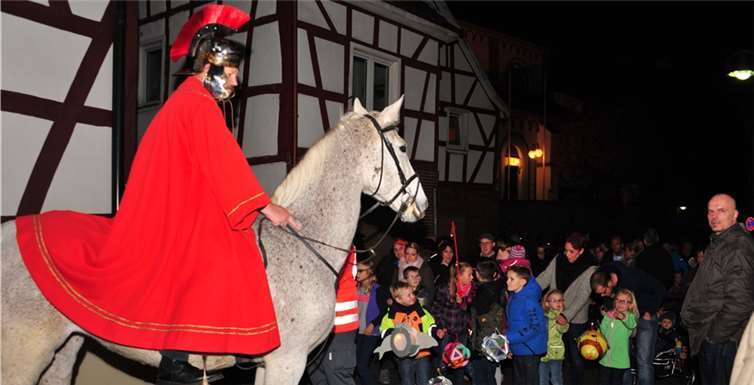 St. Martin hoch zu Roß in Oberbreisig. RÜ
