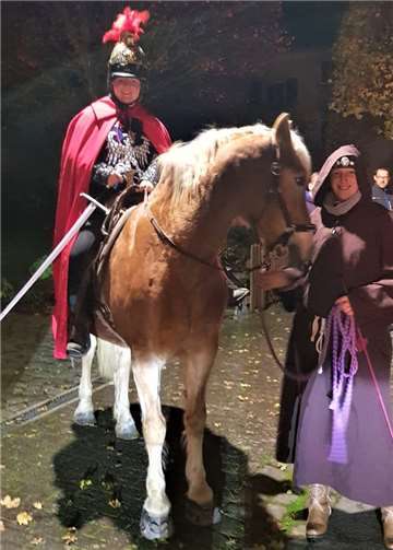 St. Martin kam auf dem Pferd. Foto: privat