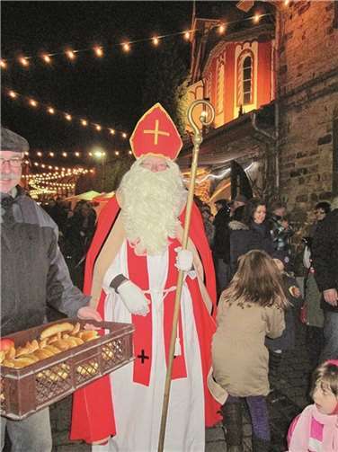 St. Nikolaus wird die Kinder auf Schloss Brohleck besuchen. 