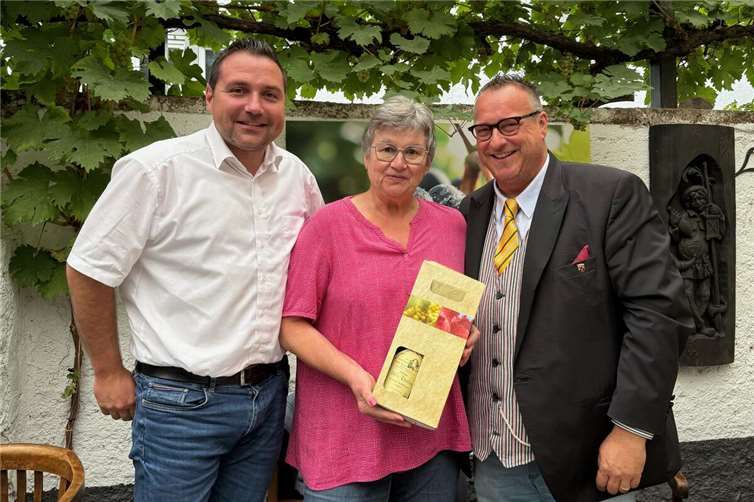 Staatsekretär Andy Becht war euf Einladung von Benedikt Oster an die Mosel gekommen. Foto: privat