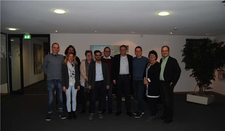 Staatssekretär Hans Beckmann hatte den Vorstand des SPD-Landesarbeitskreises für Bildung (AfB) ins Bildungsministerium eingeladen.privat