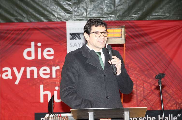 Staatssekretär Prof. Dr. Salvatore Barbaro stellt das Kulturprogramm der Sayner Hütte 2018 vor. GM