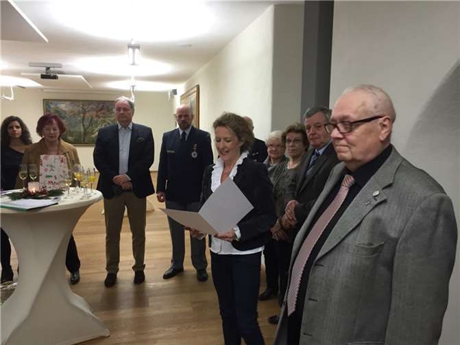 Staatssekretärin Heike Raab hielt die Laudatio.