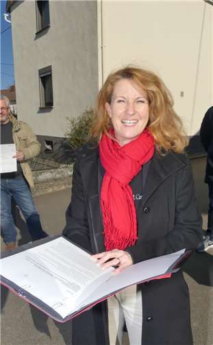 Staatssekretärin Heike Raab übergab zu Wochenbeginn Landes-Förderbescheide für Eulgem, Binningen und Zettingen.