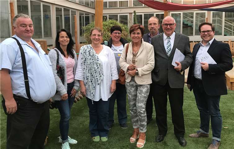 Stadt- und Ortsbeiratsmitglieder aus Heimbach-Weis waren zu Gast in der Kita „Rommersdorf“.privat