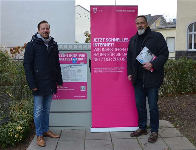 Stadt und Telekom unterzeichneten eine Absichtserklärung für den Netzausbau in Remagen. Foto: privat