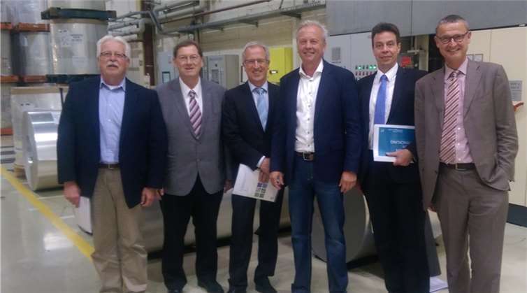 Stadtbürgermeister Gerd Heim, Vorsitzender des Ausschusses Justiz und Verbraucherschutz Rheinland-Pfalz Herbert Schneiders ( MdL), Josef Dötsch (MdL), Wolfgang Hinkel, Andreas Biebricher (MdL) und Dr. Axel Wilke (MdL) (v.l.). privat