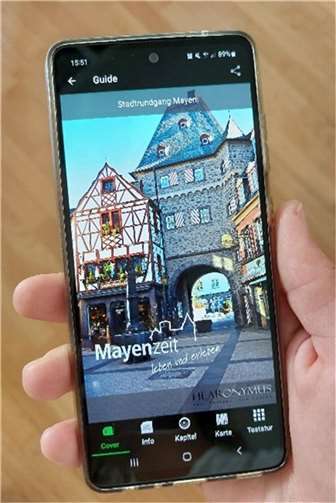 Stadtführungen sind in Mayen nun individuell und digital möglich.  Foto: Sweco GmbH