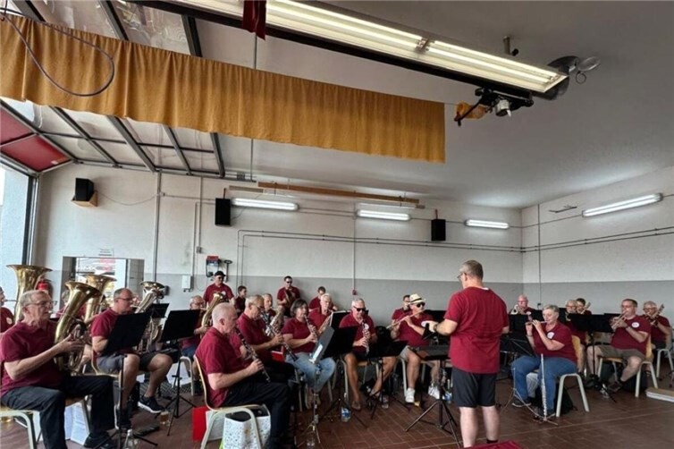 Stadtkapelle beim Feuerwehrfest in Münstermaifeld