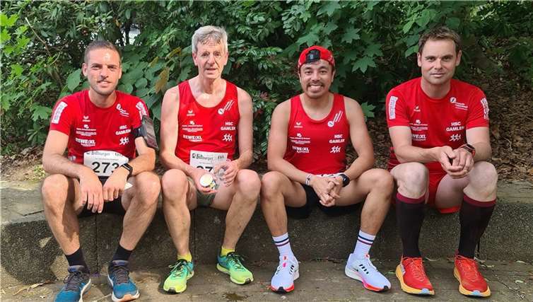 Stadtlauf Gerolstein 5000 m / 10000 m mit H. Herrmann – M. Berke – C. Tran und D. Krämer. Quellen: HSC Gamlen