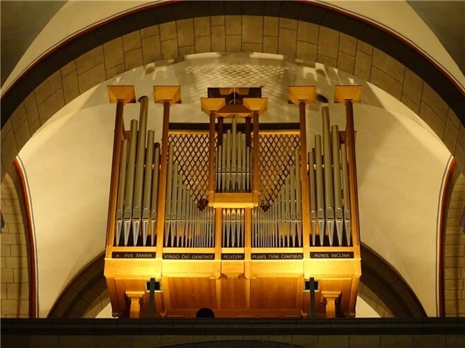 Stahlhutorgel in Maria Laach. Foto: Andreas Schwarze