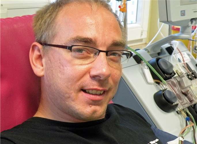 Stammzellspender Thomas Trippen aus Koblenz ist glücklich, dass er einem anderen Menschen helfen kann. 