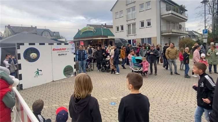 Stand der E-Jugend der SG Eintracht Mendig.