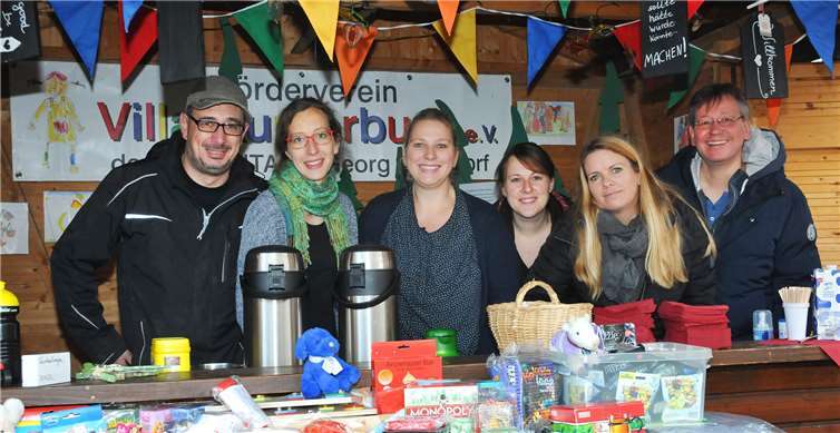 Stand des Fördervereins der katholischen Kita St. Georg „Villa Kunterbunt“. RASCH