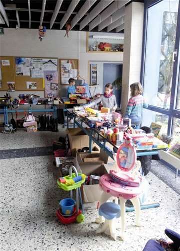 Standbetreiber bei der Arbeit. privat