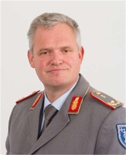 Standortältesten Generalarzt Bruno Most. Privat