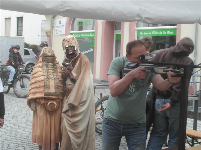 Star Wars Spektakel bei den Aktivtagen.
