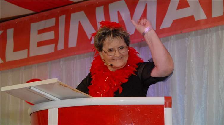 Stargast Annegret Kabelitz aus Isenburg istbekannt für ihre scharfzüngigen Witze und Pointen.