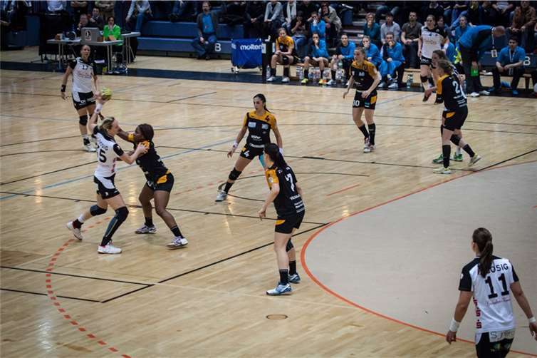 Starke Abwehrleistung: Gerade in der ersten Hälfte ließen die Vulkan-Ladies kaum Chancen zu.