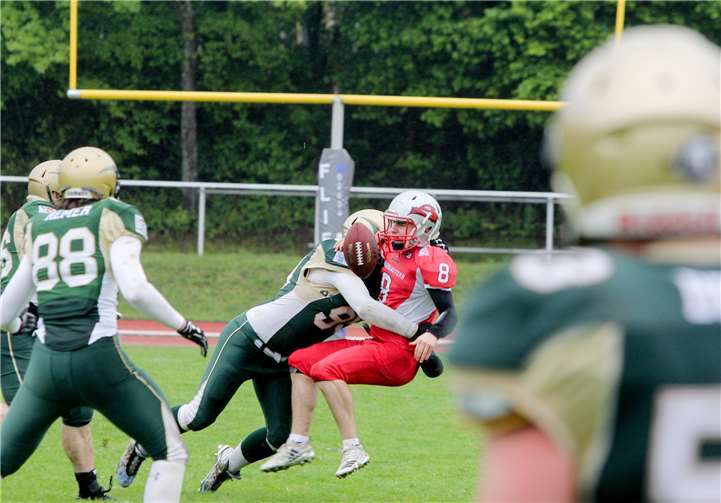 Starke Farmers-Defensive.Fotos: fischkoppMedien