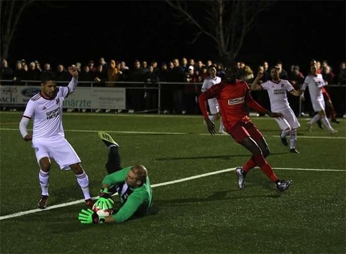 Starke Leistung von Daniel Erbse. Der Keeper stand mehrfach im Mittelpunkt und hielt sein Team lange Zeit im Rennen.Foto: TH