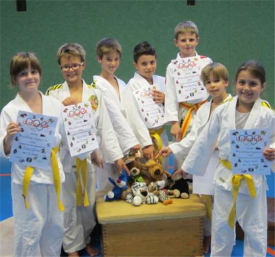 Starke Leistungen zeigten die Andernacher Judokas bei der Plüschtier-Olympiade. privat
