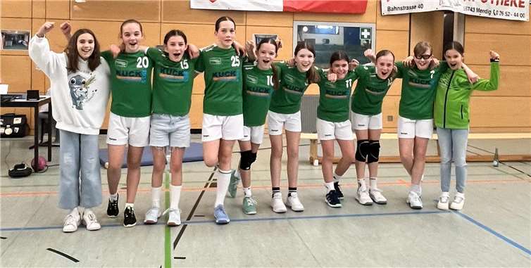 Starke Mannschaftsleistung der weiblichen D-Jugend.  Foto: privat