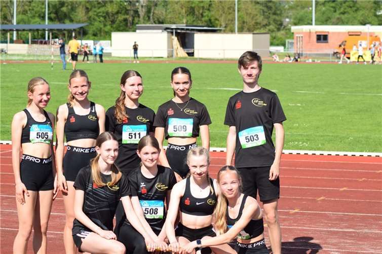 Starke Teamleistung der LG Kreis Ahrweiler bei den Rheinlandmeisterschaften der U16 in Wittlich. Quelle: LG Kreis Ahrweiler