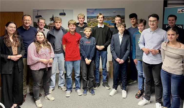 Starkes Team: Um die Anliegen der Koblenzer Schülerinnen und Schüler will sich nun die neue Schüler Union kümmern. 