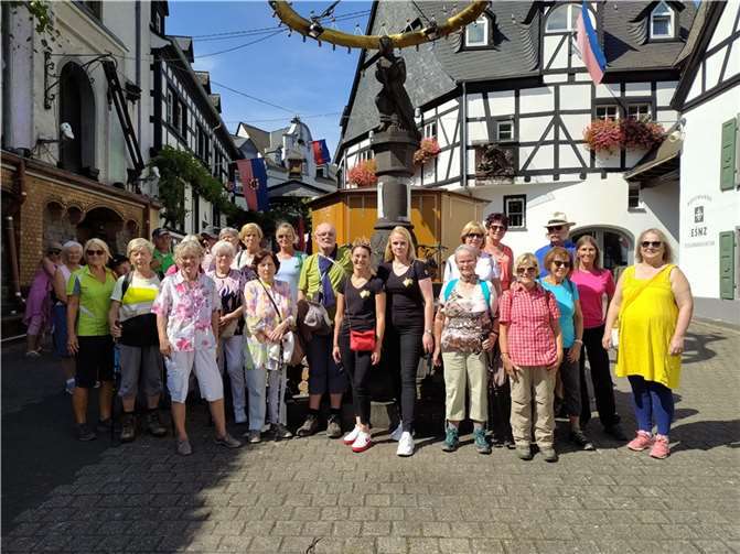 Start am Weinhexbrunnen. Foto: privat