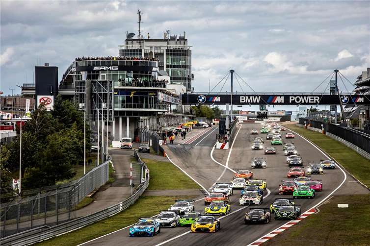 Start der GT World Challenge Europe am Nürburgring. Copyright: SRO