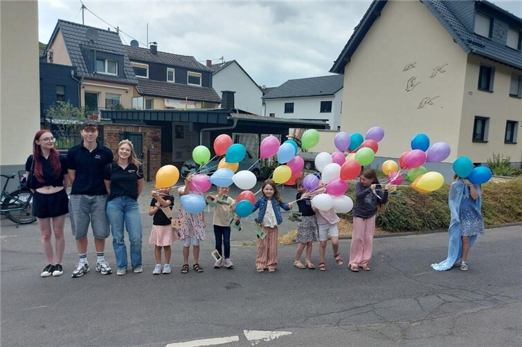 Start der Luftballons