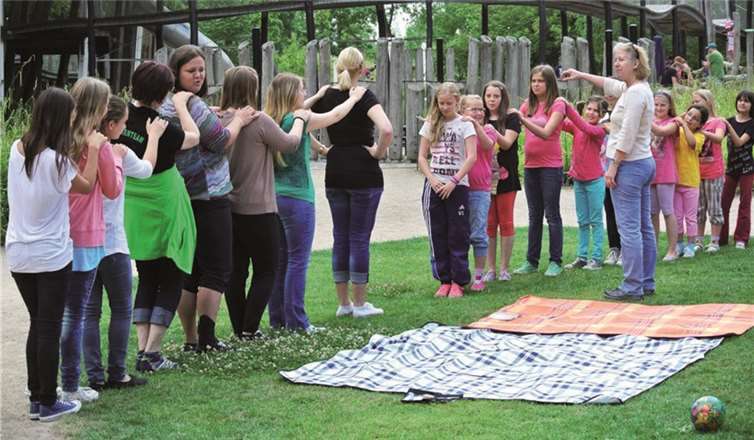 Start der Ringelwurmrallye.