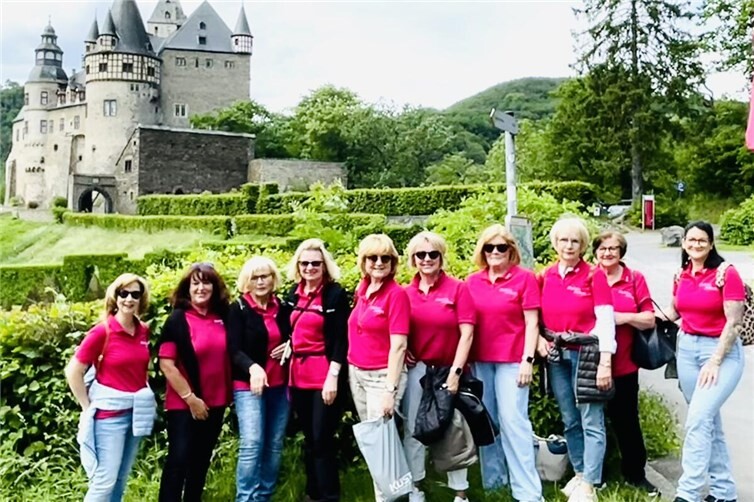 Start der Wanderung Schloss Bürresheim