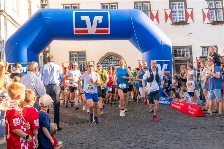 Start des Rheinhöhenlaufs in Linz.  Foto: privat