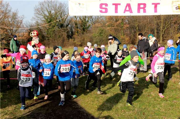 Start des Schülerlaufes der Altersklasse sechs bis neun Jahre  Fotos: Rudolf Weichsel