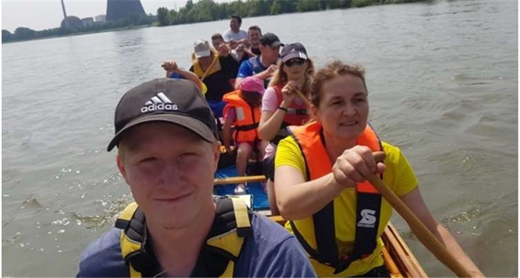 Start vor dem AKW in Mühlheim-Kärlich. privat