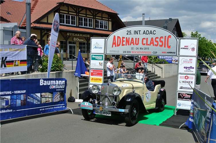 Start zur 25. Ausgabe der Adenau Classic 2015.  Privat
