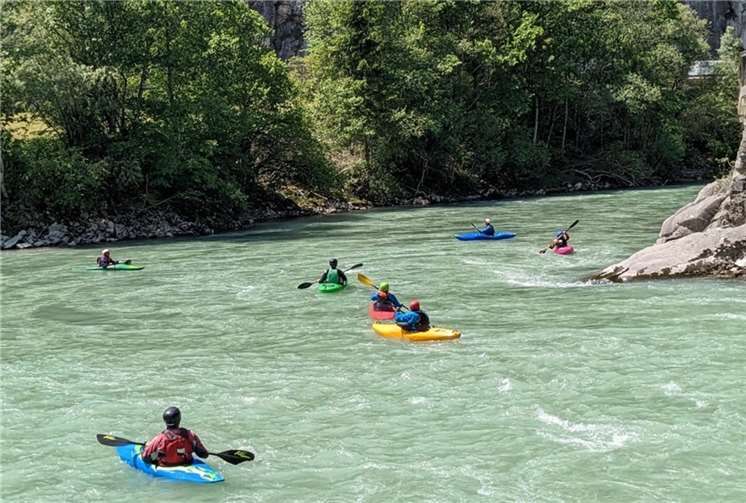 Start zur Wildflussfahrt. Foto: Christian Zentis