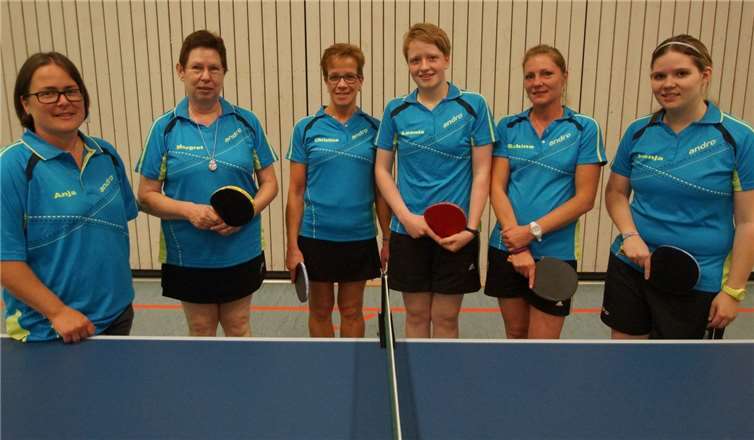 Starten hoch motiviert in die Saison: Anja Meyer, Margret Hlubek, Christine Geimer, Leonie Eyl, Sabine Beel, Svenja Ramseger (von links). privat